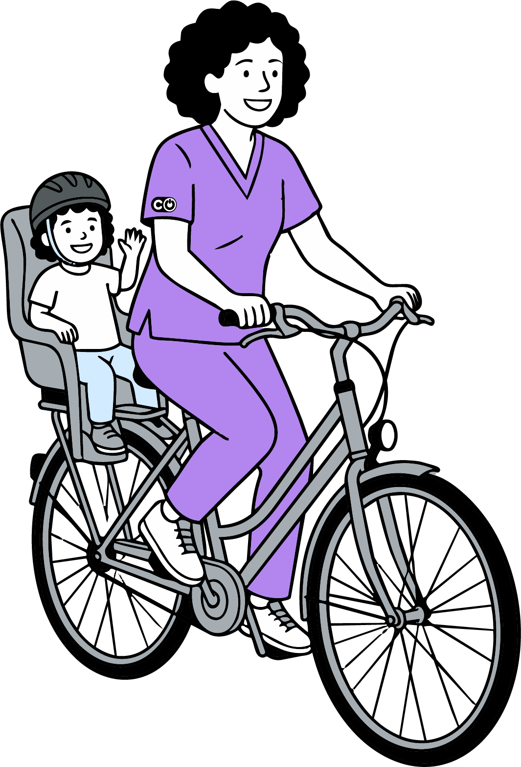 care ol olways human bike